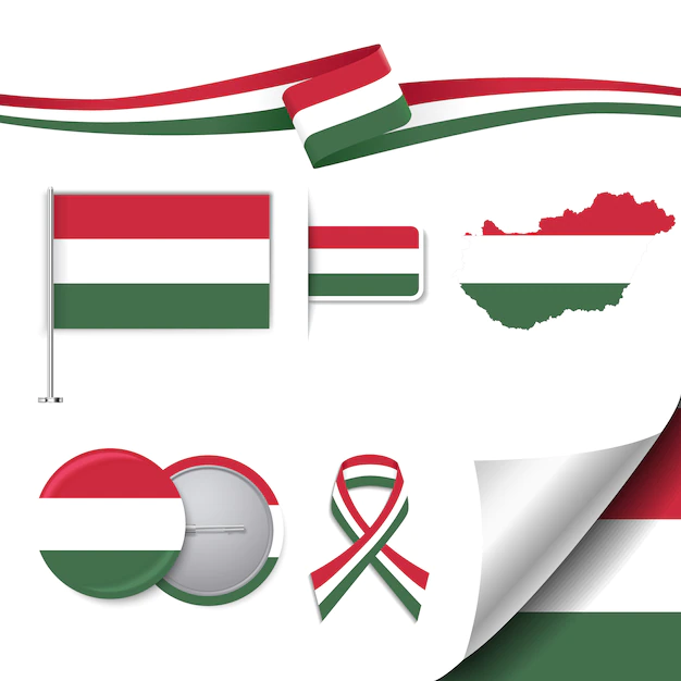 Free Vector | Hungary representative elements collection