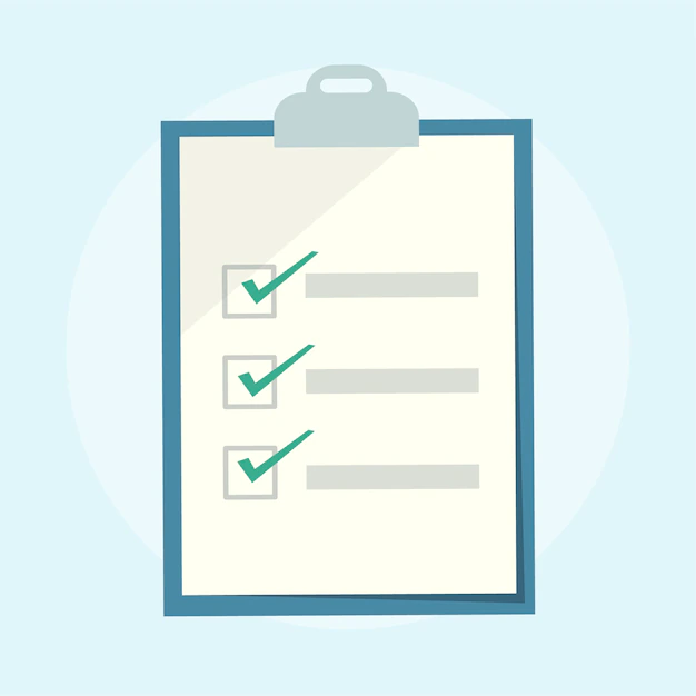 Free Vector | Illustration of a checklist clipboard