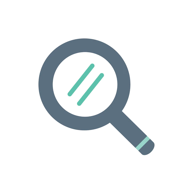 Free Vector | Illustration of magnifying glass icon