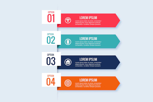 Free Vector | Infographic business banner template design
