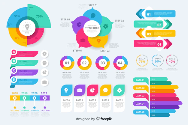 Free Vector | Infographic element collection