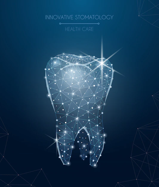 Free Vector | Innovative stomatology composition with healthcare and treatment symbols realistic  illustration