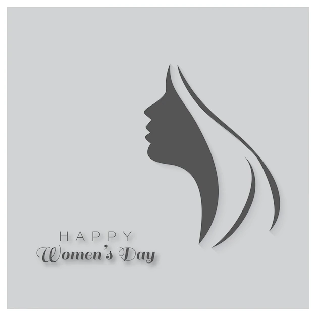 Free Vector | International women's day, gray background