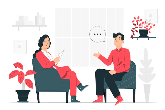 Free Vector | Interview concept illustration