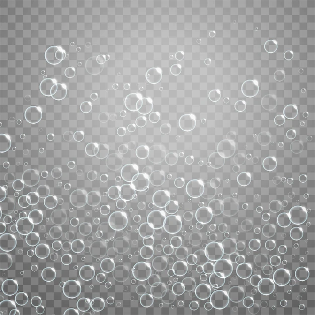 Free Vector | Isolated bubbles floating background