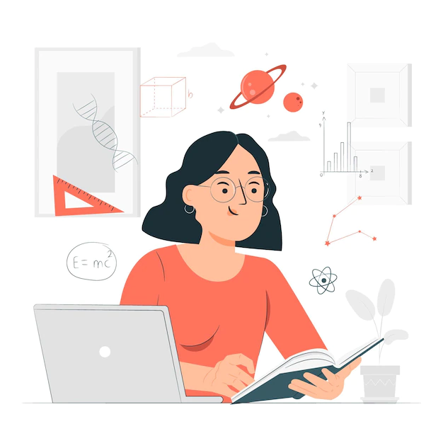 Free Vector | Learning concept illustration