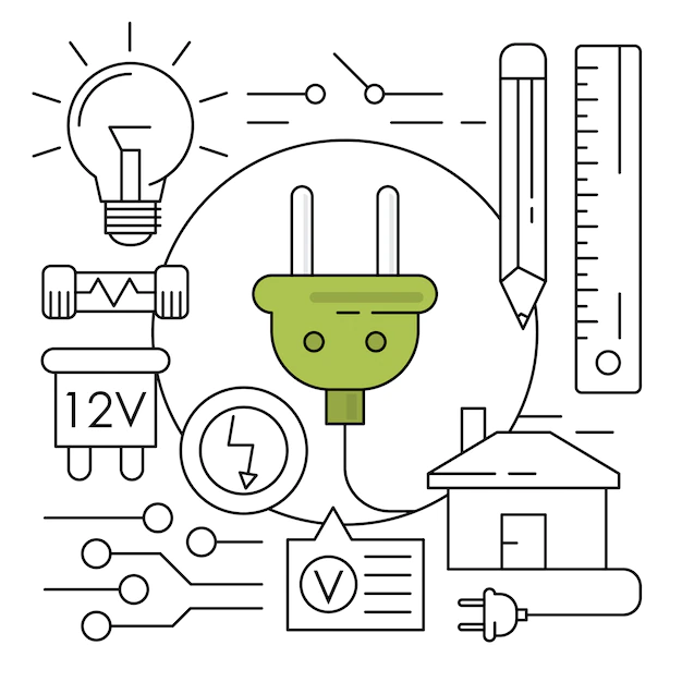 Free Vector | Linear energy icons