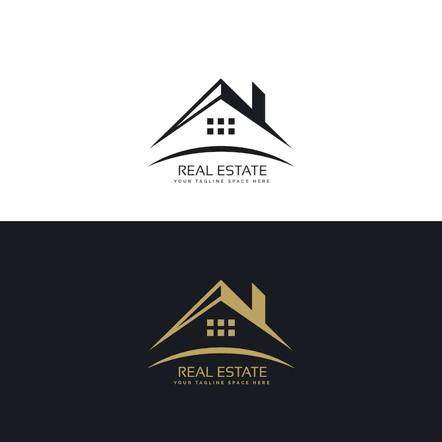 Free Vector | Logo design for real estate