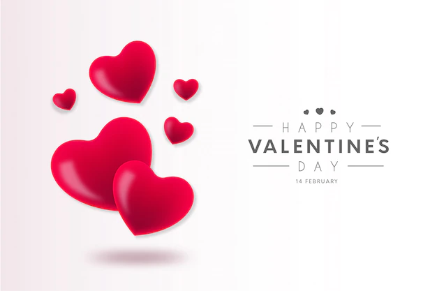 Free Vector | Lovely happy valentine's day background