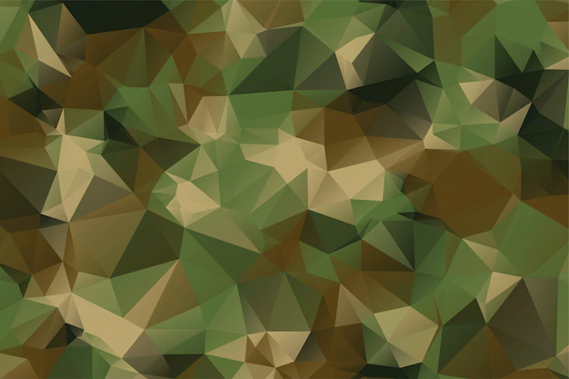 Free Vector | Low poly style camouflage pattern texture background