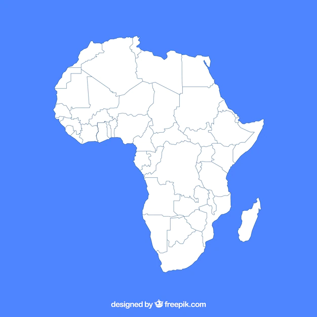 Free Vector | Map of africa in flat style