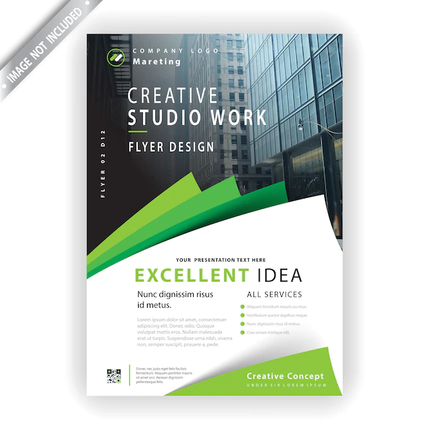 Free Vector | Marketing flyer template