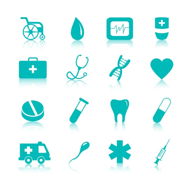 Free Vector | Medical icons pack