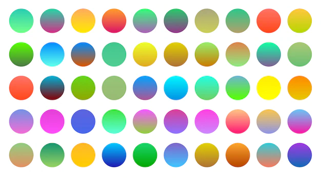 Free Vector | Mega set of vibrant colorful gradients