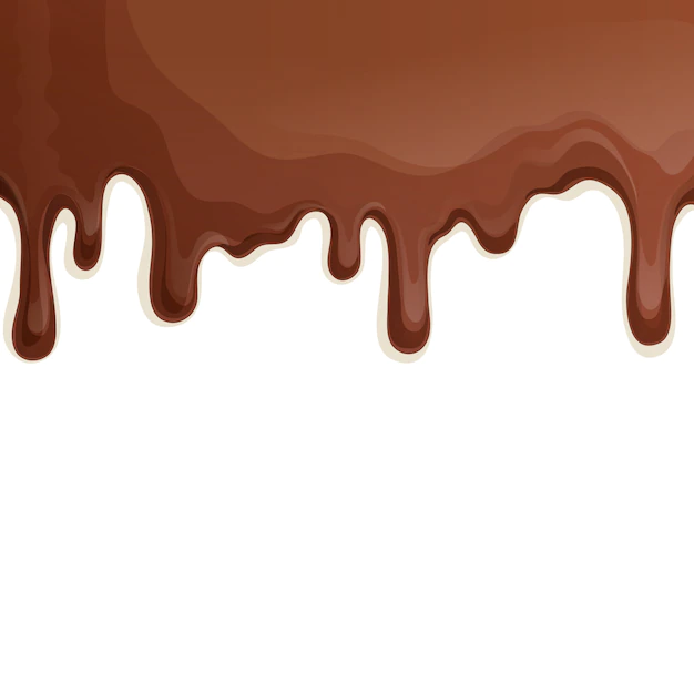 Free Vector | Milk chocolate drips background
