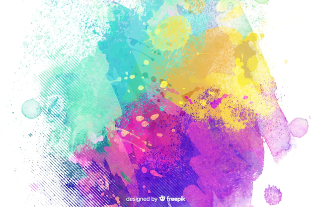 Free Vector | Mixed colors background childish style
