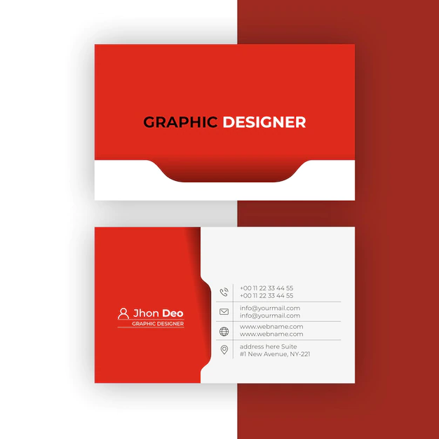 Free Vector | Modern business card  creative and clean business card template