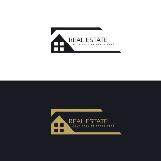 Free Vector | Modern real estate logo