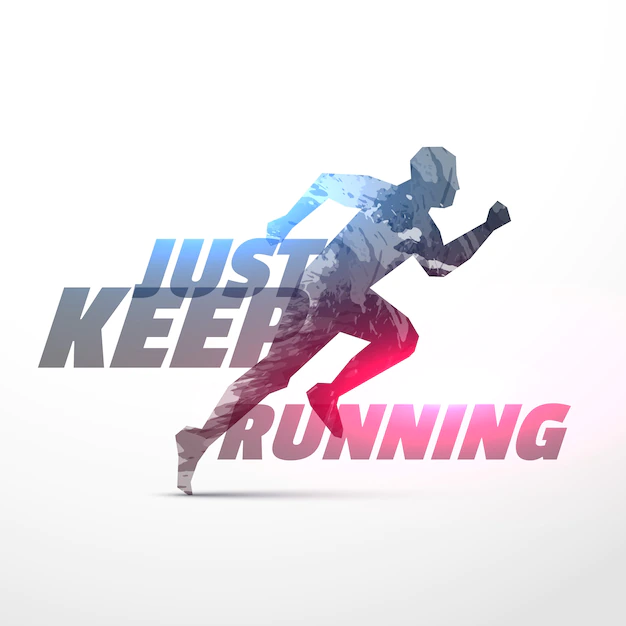 Free Vector | Modern running background