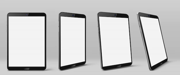 Free Vector | Modern tablet computer with blank screen