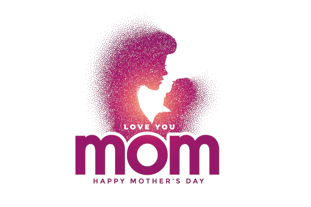 Free Vector | Mom and son love relation for mothers day
