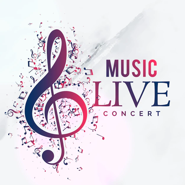 Free Vector | Music live concert poster flyer template design