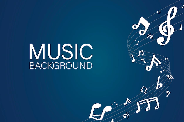 Free Vector | Musical notes background