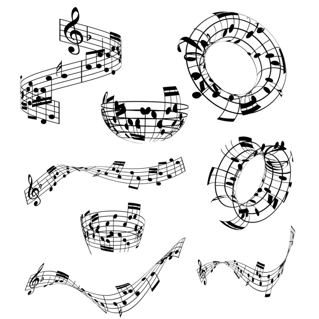 Free Vector | Musical notes collection