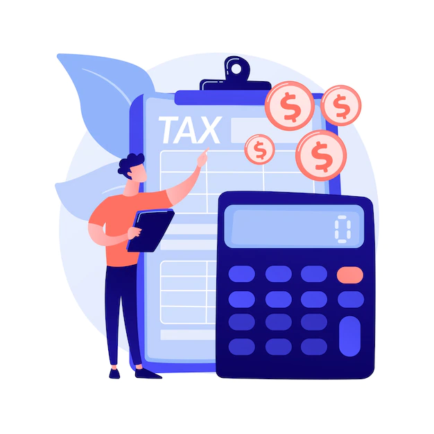 Free Vector | Net income calculating abstract concept vector illustration. salary calculation, net income formula, take home pay, corporate accounting, calculating earnings, profit estimation abstract metaphor.