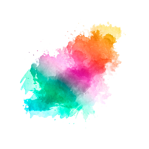 Free Vector | Nice handmade brush with the colors of the rainbow