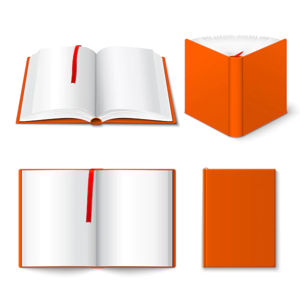 Free Vector | Open book templates set