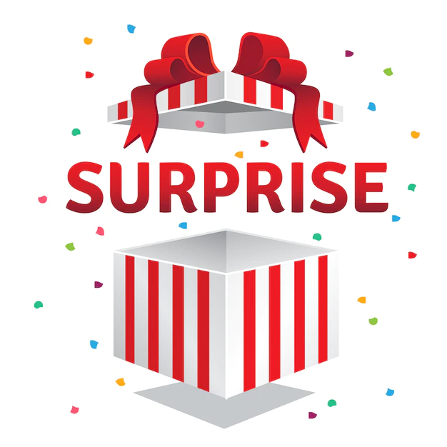 Free Vector | Opened surprise gift box