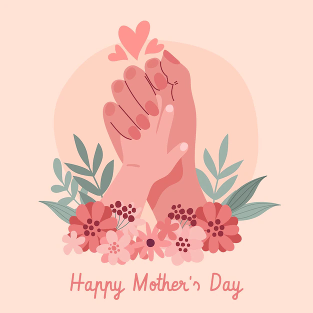 Free Vector | Organic flat mother's day illustration