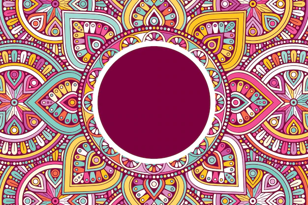 Free Vector | Ornament beautiful background geometric circle element