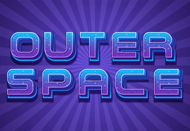 Free Vector | Outer space logo on radiant background