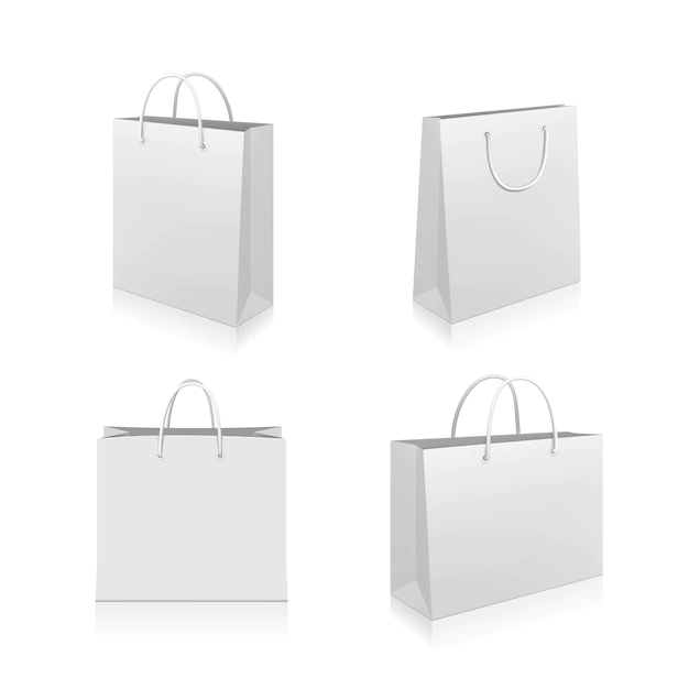 Free Vector | Paper shopping bags collection