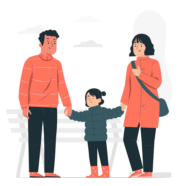 Free Vector | Parents concept illustration