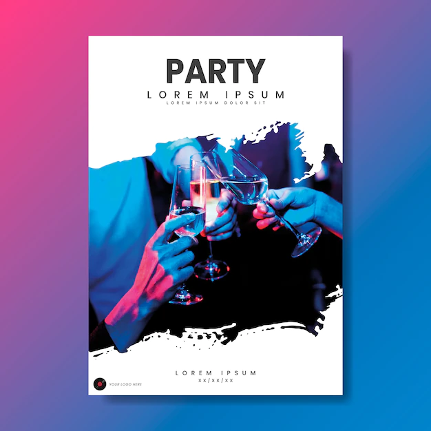 Free Vector | Party poster
