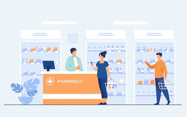 Free Vector | Pharmacy or medical shop concept