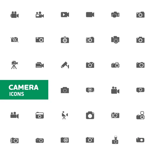 Free Vector | Photography icon selection
