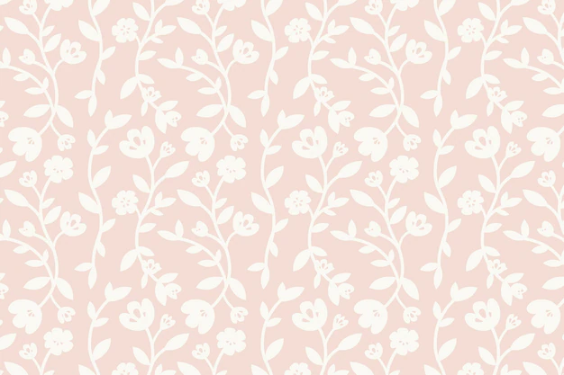 Free Vector | Pink floral patterned background vector