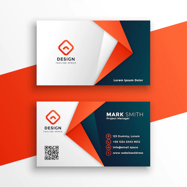 Free Vector | Professional business card template design