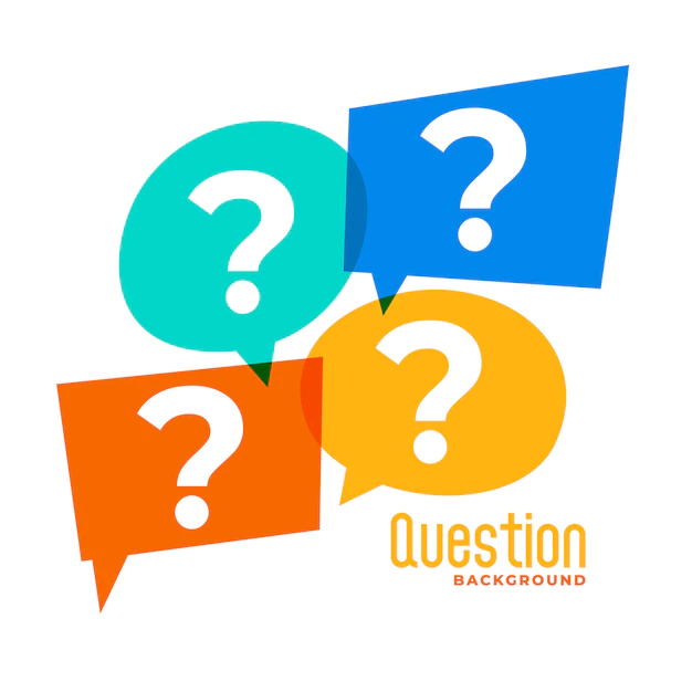 Free Vector | Question mark sign in speech bubble style