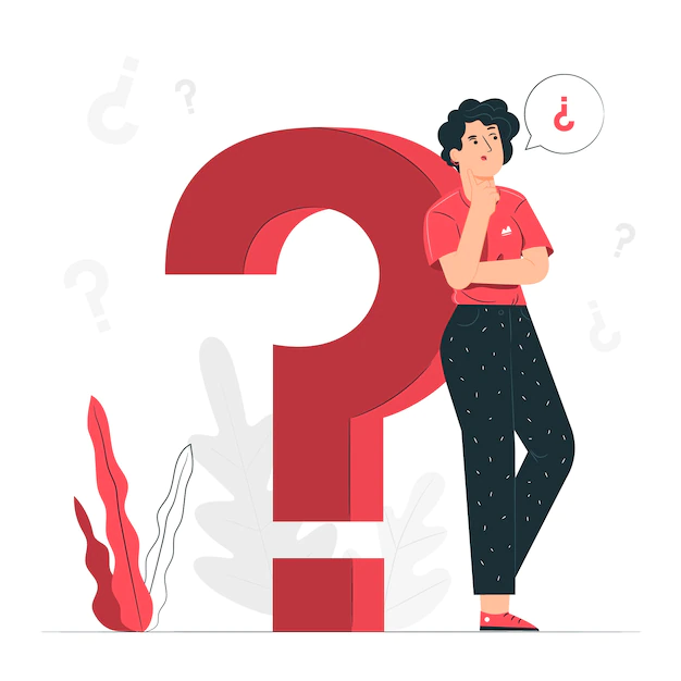 Free Vector | Questions concept illustration