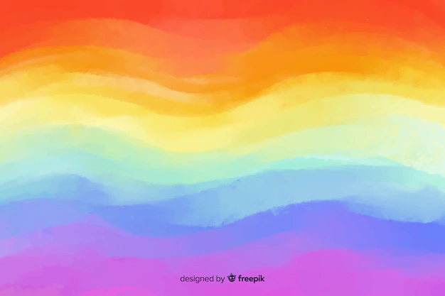 Free Vector | Rainbow in tie-dye style background