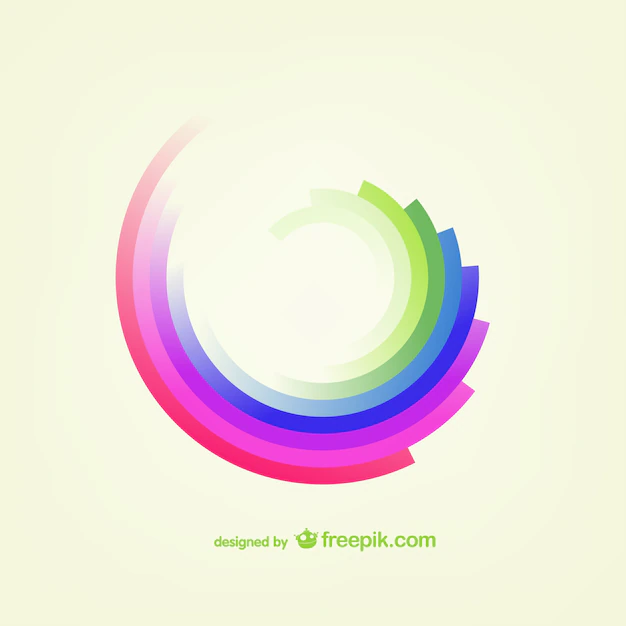 Free Vector | Rainbow shape