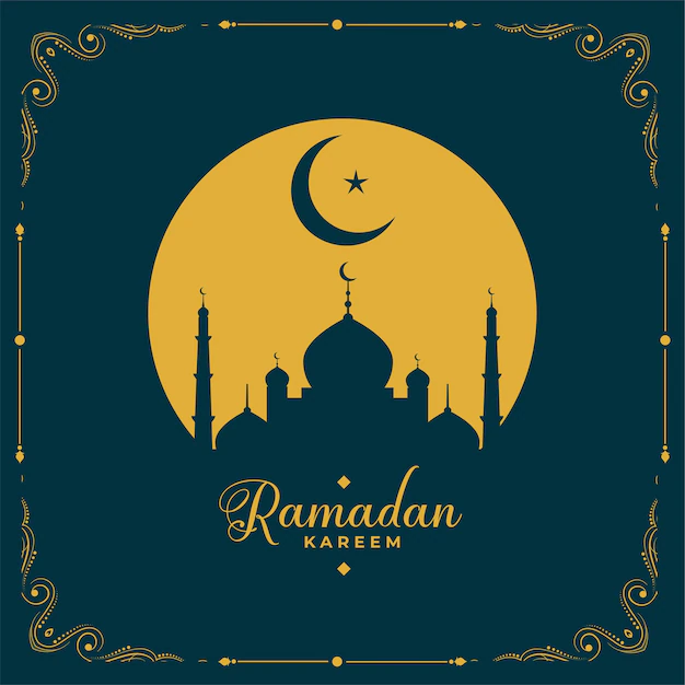 Free Vector | Ramadan kareem flat style greeting