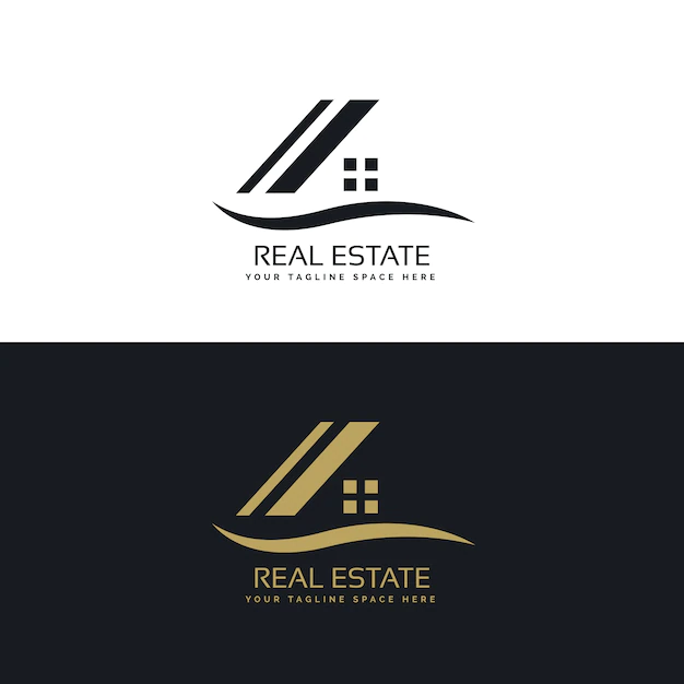 Free Vector | Real estate logo