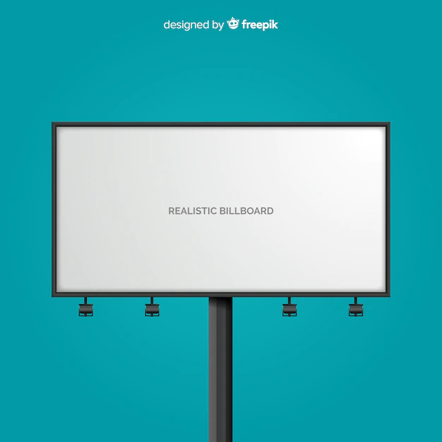 Free Vector | Realistic billboard