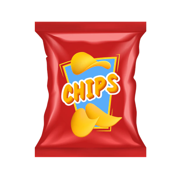 Free Vector | Realistic chips package